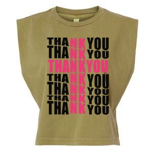 Thank You God Thank Jesus Proud Christian Always Grateful Meaningful Gift Garment-Dyed Women's Muscle Tee