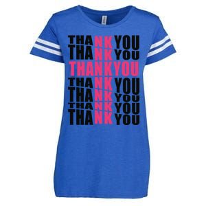 Thank You God Thank Jesus Proud Christian Always Grateful Meaningful Gift Enza Ladies Jersey Football T-Shirt