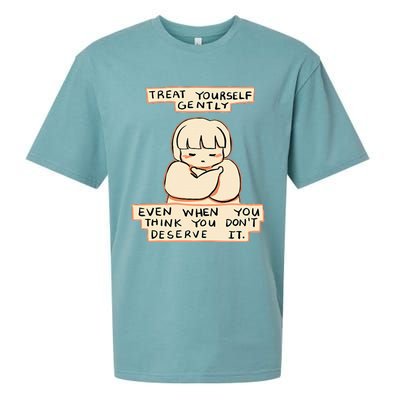 Treat Yourself Gently Even When You Think You Sueded Cloud Jersey T-Shirt