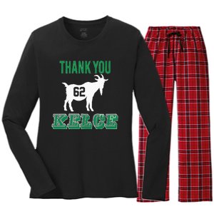 Thank You Goat K.E.L.C.E 62 Jason K.E.L.C.E Women's Long Sleeve Flannel Pajama Set 