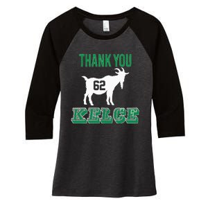 Thank You Goat K.E.L.C.E 62 Jason K.E.L.C.E Women's Tri-Blend 3/4-Sleeve Raglan Shirt