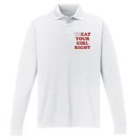 Treat Your Girl Right Performance Long Sleeve Polo