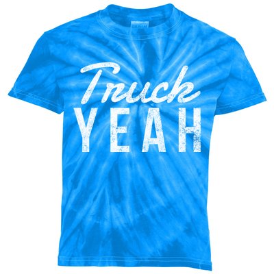 Truck Yeah Gift Kids Tie-Dye T-Shirt