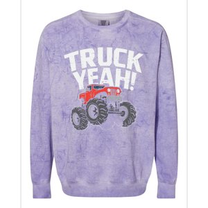 Truck Yeah Gift Colorblast Crewneck Sweatshirt