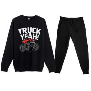 Truck Yeah Gift Premium Crewneck Sweatsuit Set