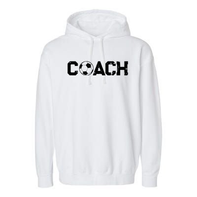 Thank You Gifts Head Assistant Instructional Soccer Coach Garment-Dyed Fleece Hoodie