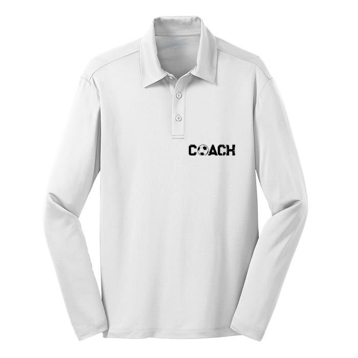 Thank You Gifts Head Assistant Instructional Soccer Coach Silk Touch Performance Long Sleeve Polo