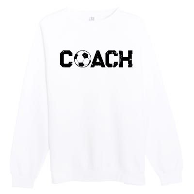 Thank You Gifts Head Assistant Instructional Soccer Coach Premium Crewneck Sweatshirt