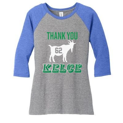 Thank You Goat K.E.L.C.E. 62 Jason K.E.L.C.E Women's Tri-Blend 3/4-Sleeve Raglan Shirt