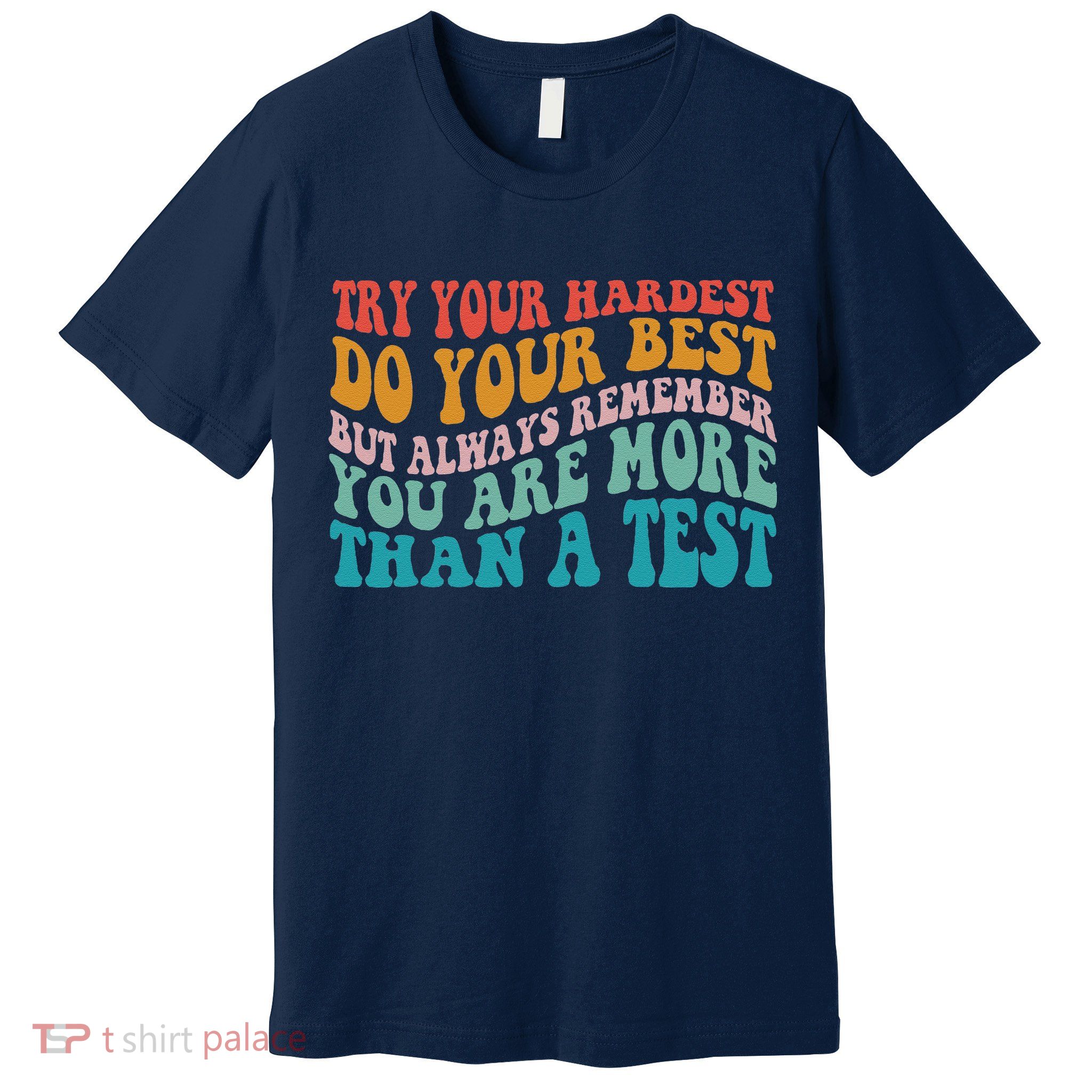 Try Your Hardest Do Your Best Teacher Te Day Premium T-Shirt