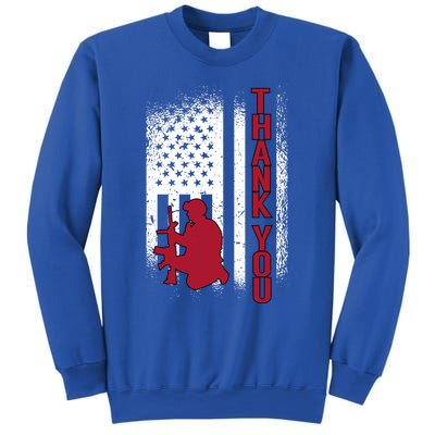 Thank You Honor The Soldiers Memorial Day Funny Gift Sweatshirt