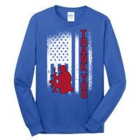 Thank You Honor The Soldiers Memorial Day Funny Gift Tall Long Sleeve T-Shirt