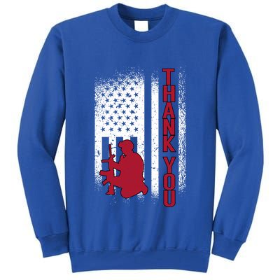 Thank You Honor The Soldiers Memorial Day Funny Gift Tall Sweatshirt