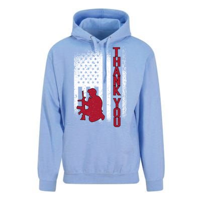 Thank You Honor The Soldiers Memorial Day Funny Gift Unisex Surf Hoodie