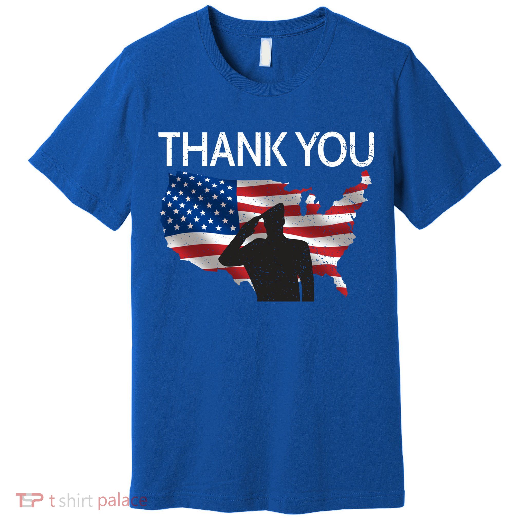Thank You Honor The Soldiers Salute Memorial Day Gift Premium T-Shirt
