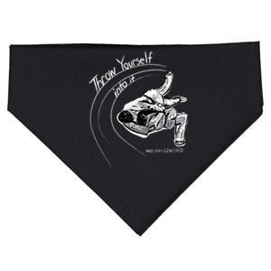 Throw Yourself Into It And Stay Centered JudoMartial Arts USA-Made Doggie Bandana