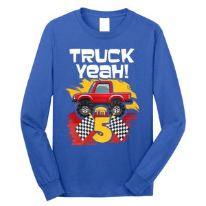 Truck Yeah Im 5 Funny Gift Long Sleeve Shirt