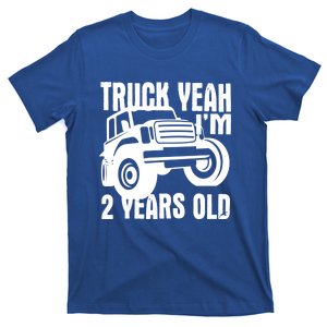 Truck Yeah Im 2 Years Old Funny 2nd Birthday Meaningful Gift T-Shirt