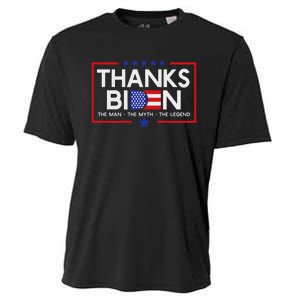 Thank You Joe Biden Man Myth Legend Usa Flag President Cooling Performance Crew T-Shirt