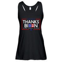 Thank You Joe Biden Man Myth Legend Usa Flag President Ladies Essential Flowy Tank