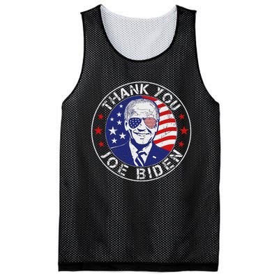 Thank You Joe Biden Usa Flag President Thanks Joe Mesh Reversible Basketball Jersey Tank