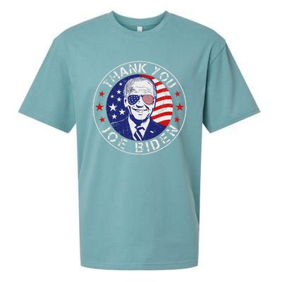 Thank You Joe Biden Usa Flag President Thanks Joe Sueded Cloud Jersey T-Shirt