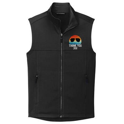 Thank You Joe Biden Thank You Joe President Sunglasses Retro Collective Smooth Fleece Vest