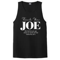 Thank You Joe! Funny Immunity Pun For President Biden PosiCharge Competitor Tank