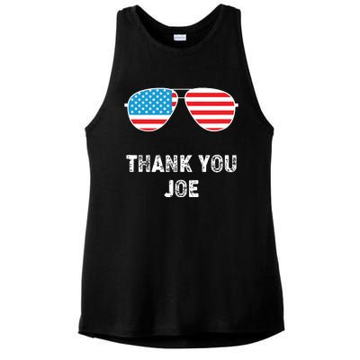 Thank You Joe Ladies PosiCharge Tri-Blend Wicking Tank