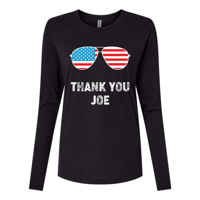 Thank You Joe Womens Cotton Relaxed Long Sleeve T-Shirt