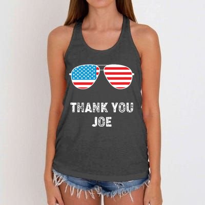 Thank You Joe Women's Knotted Racerback Tank