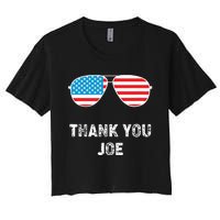 Thank You Joe Women's Crop Top Tee