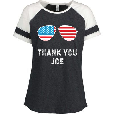 Thank You Joe Enza Ladies Jersey Colorblock Tee