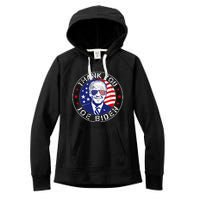 Thank You Joe Biden Usa Flag President Thanks Joe Women's Fleece Hoodie