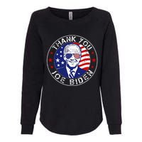 Thank You Joe Biden Usa Flag President Thanks Joe Womens California Wash Sweatshirt