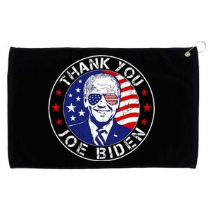 Thank You Joe Biden Usa Flag President Thanks Joe Grommeted Golf Towel