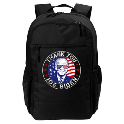 Thank You Joe Biden Usa Flag President Thanks Joe Daily Commute Backpack