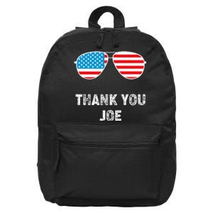 Thank You Joe Thank You Joe Biden 16 in Basic Backpack