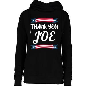 Thank You Joe | President Biden | Pass The Torch Womens Funnel Neck Pullover Hood