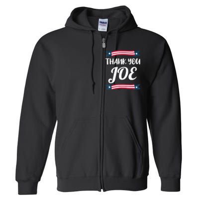 Thank You Joe | President Biden | Pass The Torch Full Zip Hoodie