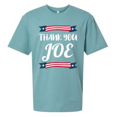 Thank You Joe | President Biden | Pass The Torch Sueded Cloud Jersey T-Shirt