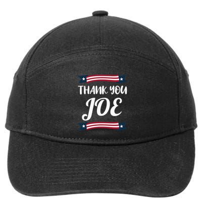 Thank You Joe President Biden Pass The Torch 7-Panel Snapback Hat