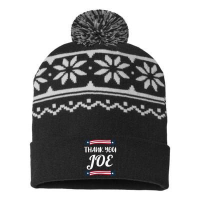 Thank You Joe President Biden Pass The Torch USA-Made Snowflake Beanie