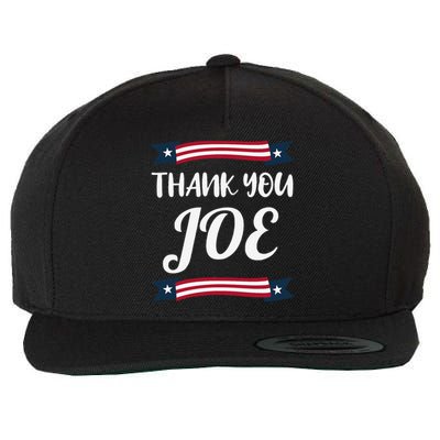 Thank You Joe President Biden Pass The Torch Wool Snapback Cap