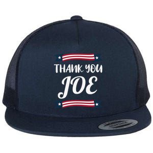 Thank You Joe President Biden Pass The Torch Flat Bill Trucker Hat