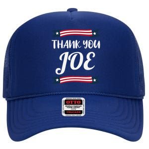 Thank You Joe President Biden Pass The Torch High Crown Mesh Back Trucker Hat