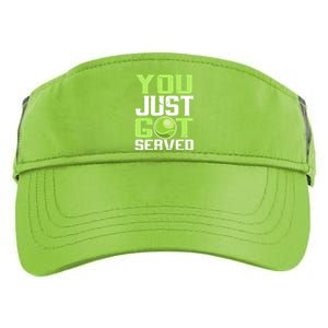 Tennis You Just Got Served Tennis Fans Adult Drive Performance Visor