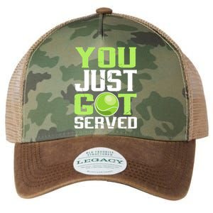 Tennis You Just Got Served Tennis Fans Legacy Tie Dye Trucker Hat