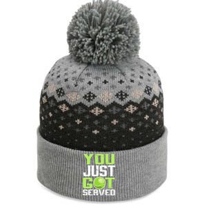 Tennis You Just Got Served Tennis Fans The Baniff Cuffed Pom Beanie