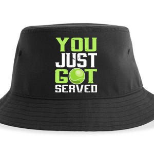 Tennis You Just Got Served Tennis Fans Sustainable Bucket Hat